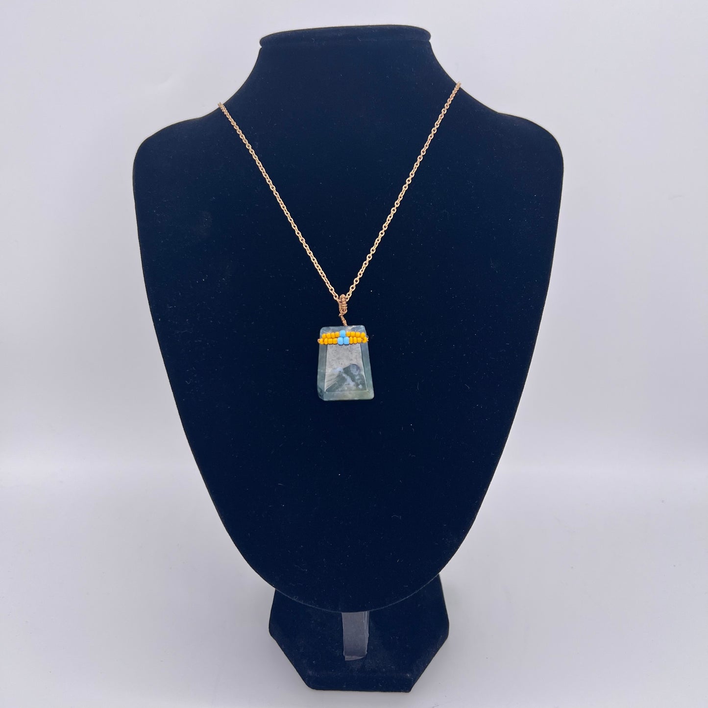 Beaded Agate Chain