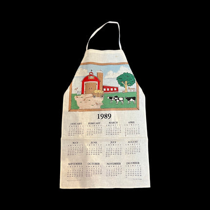 1989 Calendar Apron