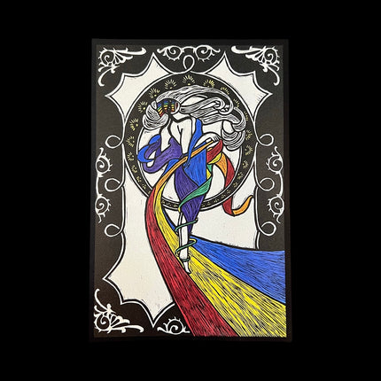 Rainbow Dancer Magnet