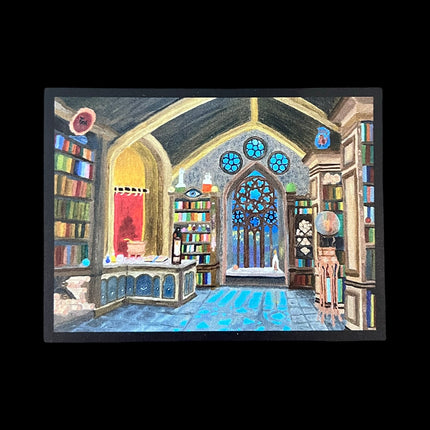 Medieval Library Magnet