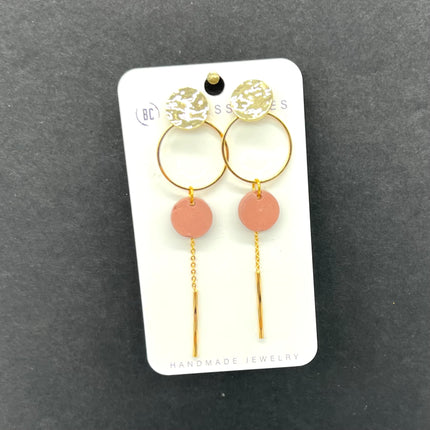 Pink Della Earrings