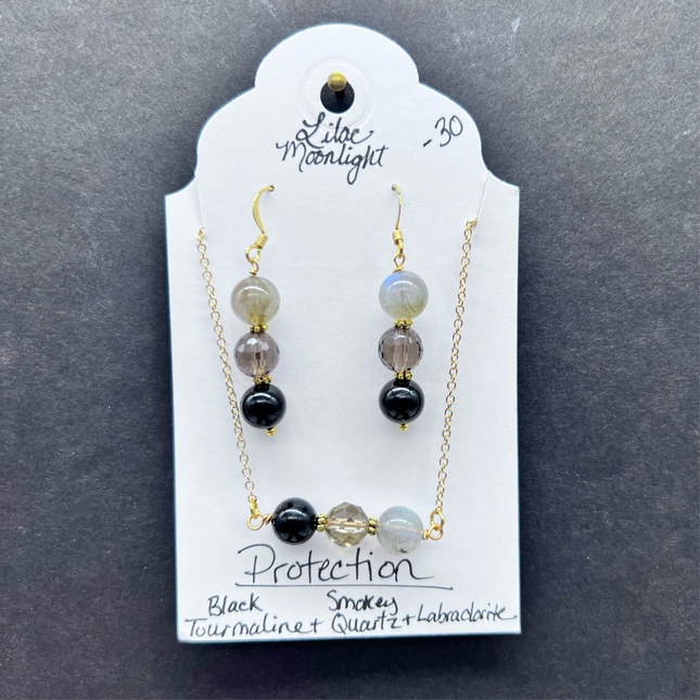 Protection Earrings & Necklace