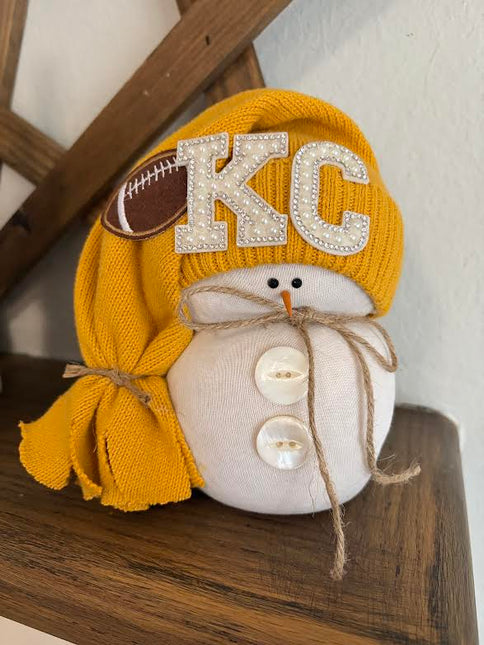 Yellow KC Hat Snowman