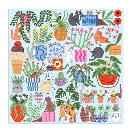 Cats in the Houseplants Puzzle