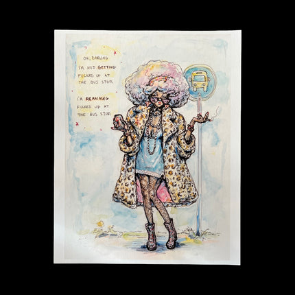 Bus Stop Print