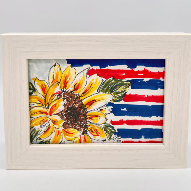 Patriotic Sunflower