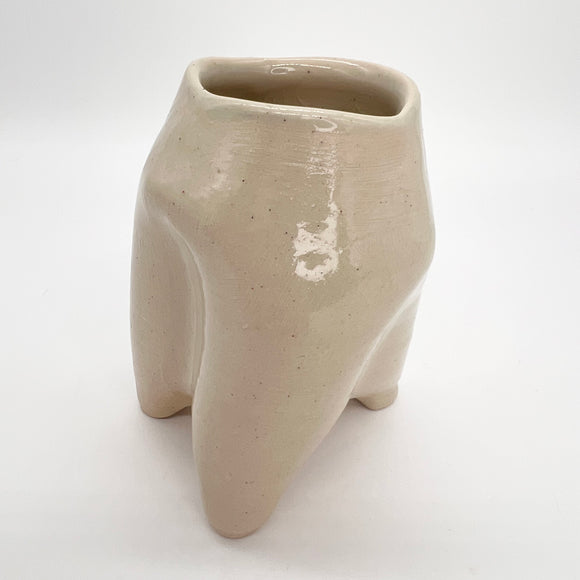 3-Legged Porcelain Flower Vase