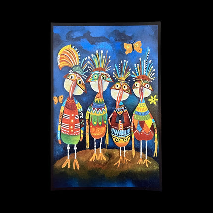 Birds on Vacation Magnet