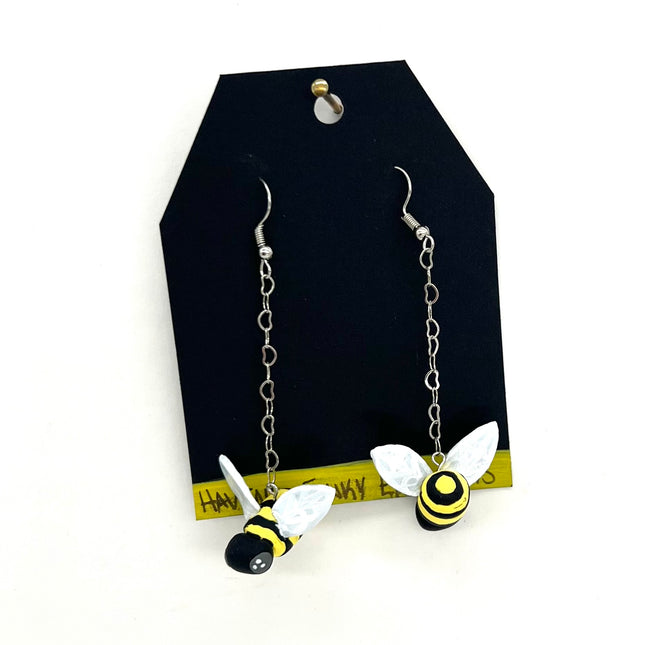 Big Bumblebee Earrings