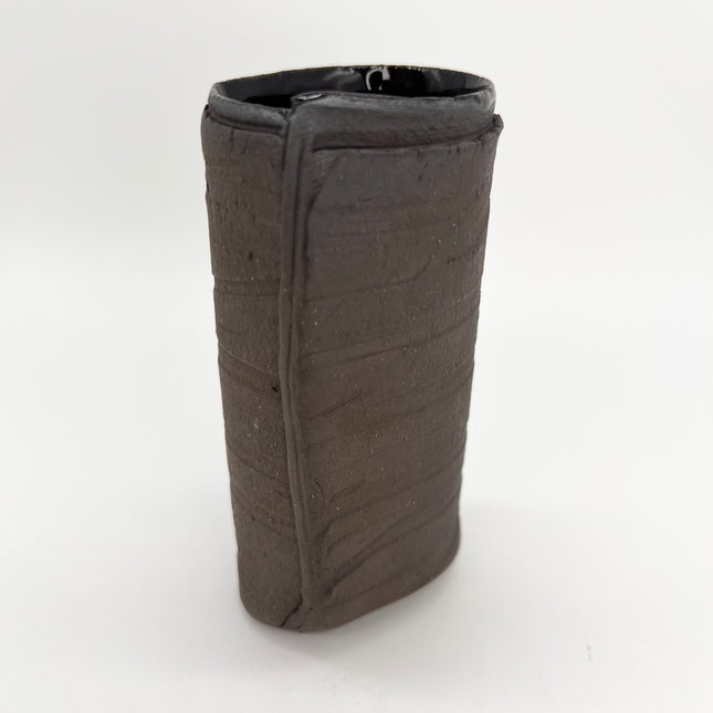 Black Clay Vase