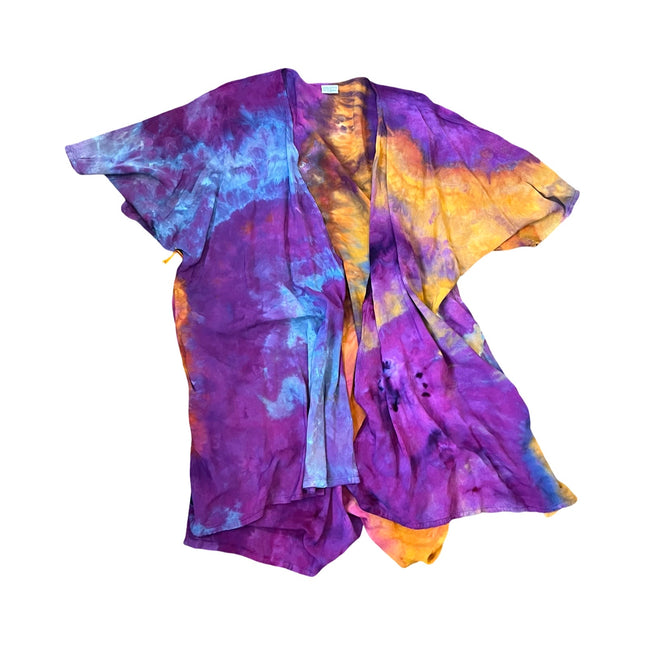 02|Tie Dyed Kimono Jacket