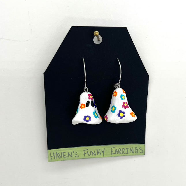 Floral Ghost Earrings