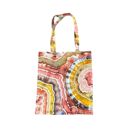 01| Geodes Gold, Reds, Browns Tote