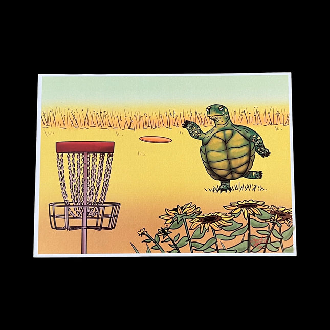 Turtle Disc Golf 5" x 7"