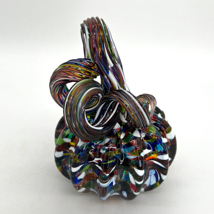 02| Rainbow Small Glass Pumpkin