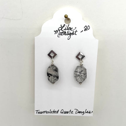 Tourmalated Quartz Dangles