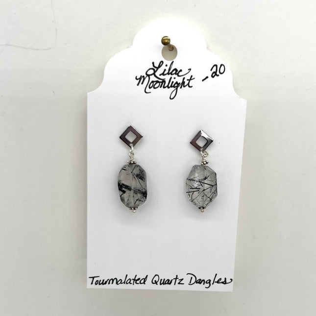 Tourmalated Quartz Dangles
