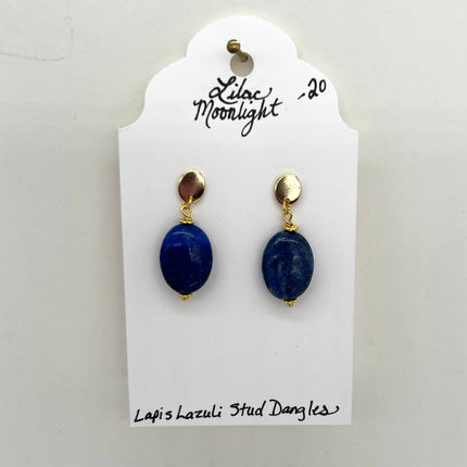 Lapis Lazuli Stud Dangles