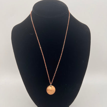 Domed Penny Necklace