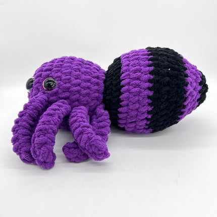 Large Spider - Purple & Black