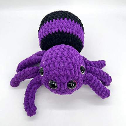 Large Spider - Purple & Black