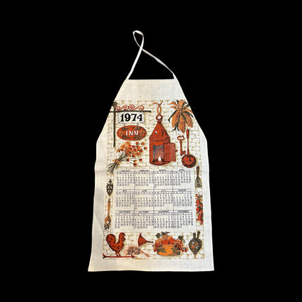 1974 Calendar Apron