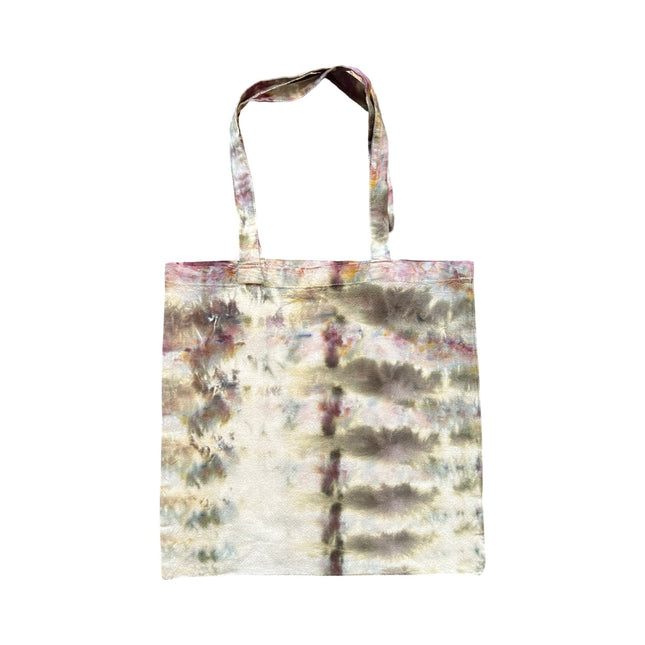 Ivory Greens & Purples Tote