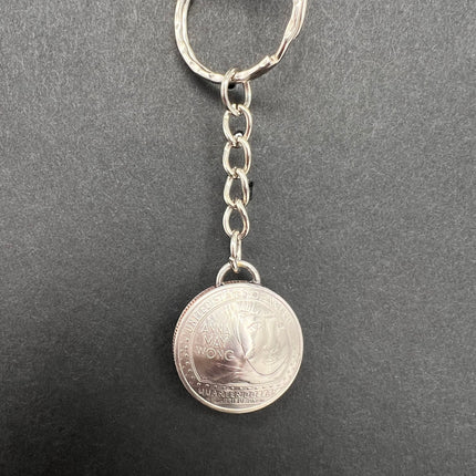 Anna May Wong Domed 25¢ Keychain