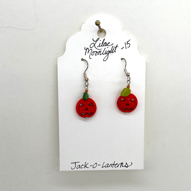 Jack-o-Lantern Earrings