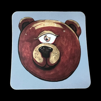 Cyclops Bear Sticker