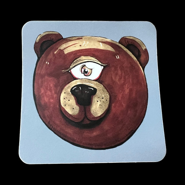 Cyclops Bear Sticker