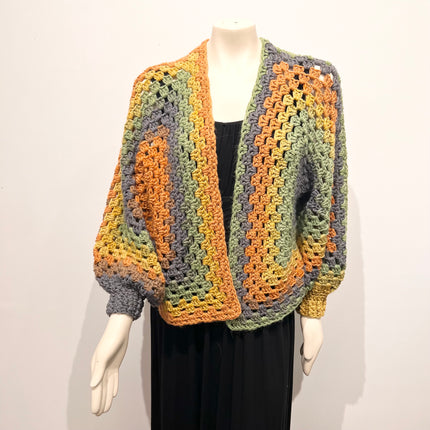 Natural Rainbow Cardigan