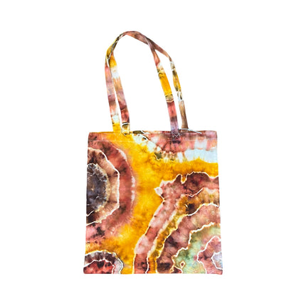 03| Geodes Gold, Reds, Browns Tote