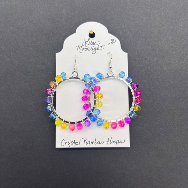 Crystal Rainbow Hoops # 2