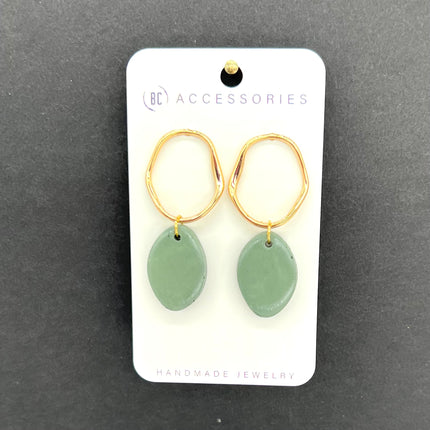 Green Everly Earrings