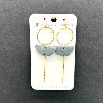 Black Danielle Earrings