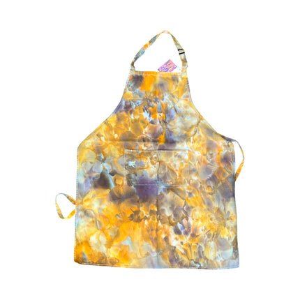 Adult Apron -Oranges, Blues, Purples
