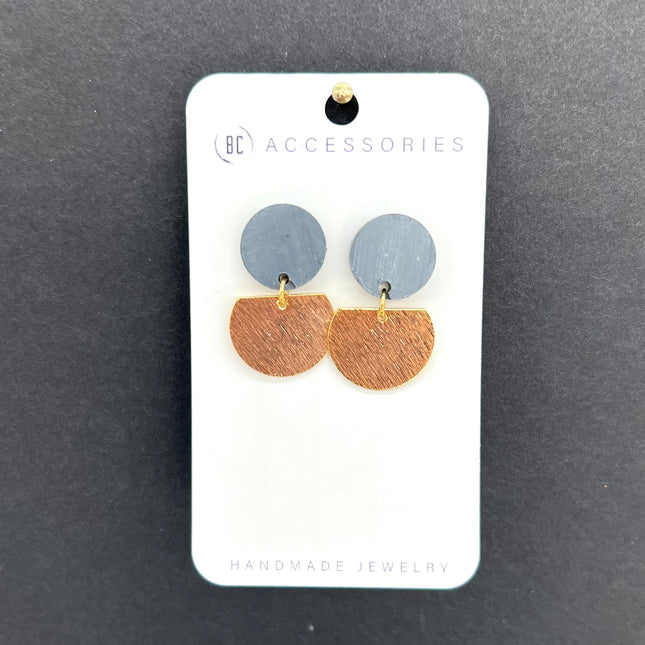 Black Annie Earrings