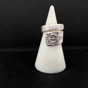 Spoon Ring Size 11 - Floral Design