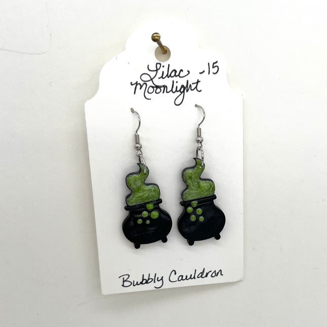 Bubbly Cauldron Earrings
