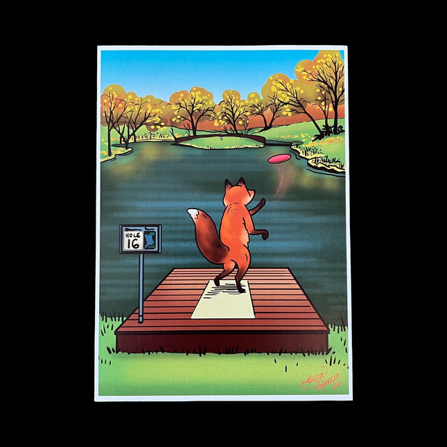 Fox Disc Golf 5" x 7"