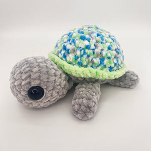 Medium Turtle- Grey and Blue