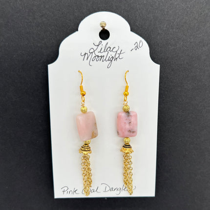 Pink Opal Dangles
