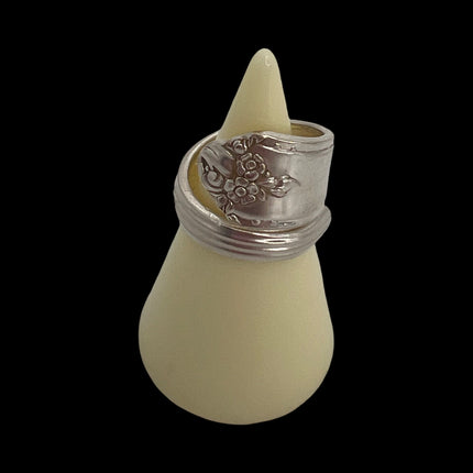 Spoon Ring Size 10.5 - 2 Flowers
