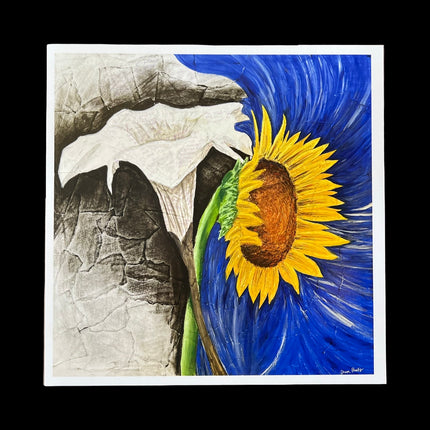 Sunflower/Moonflower print