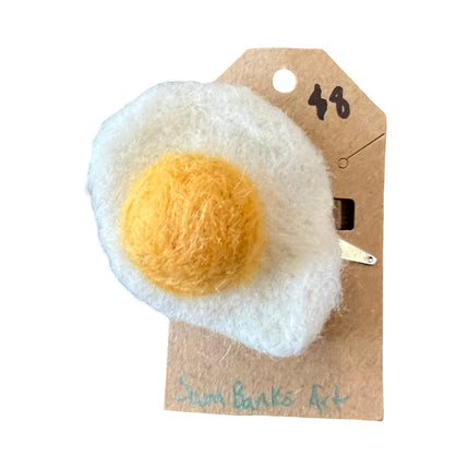 Fried Egg Hairclip