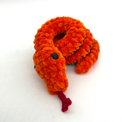 Swirly Snake-Orange/Black