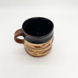 Brown Marbled Mug with Blue # 1