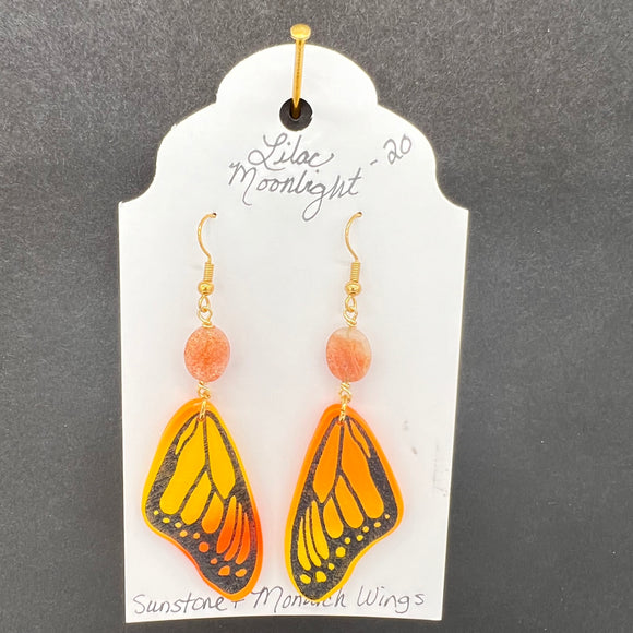 Sunstone and Monarch Wings