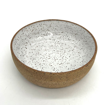 01| White Speckled Bowl